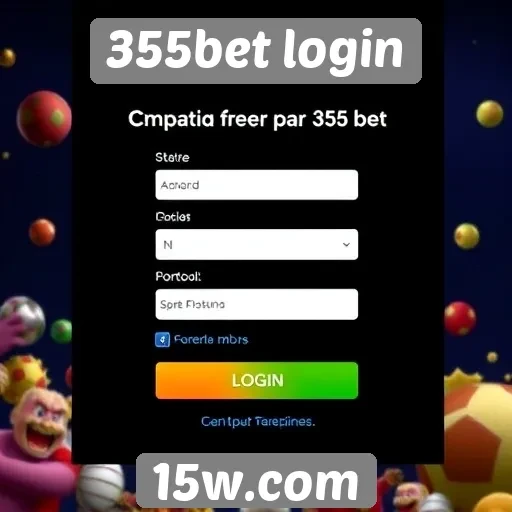 Passo a passo para criar conta no 355bet