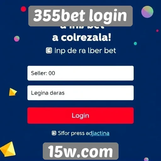 Visão geral do processo de login no 355bet