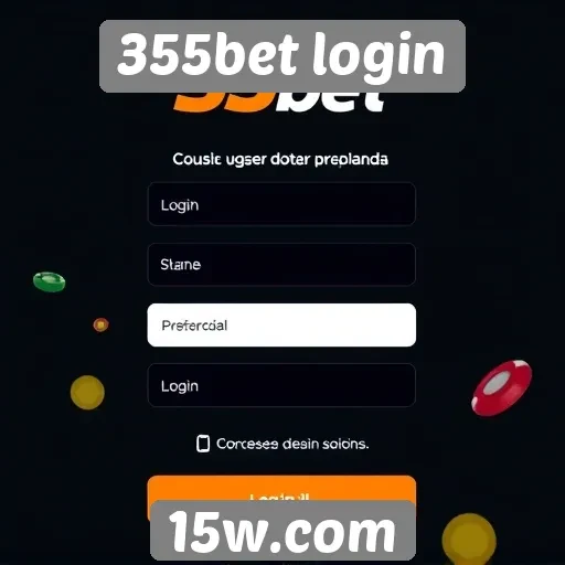 Acesso simplificado no login do site 355bet